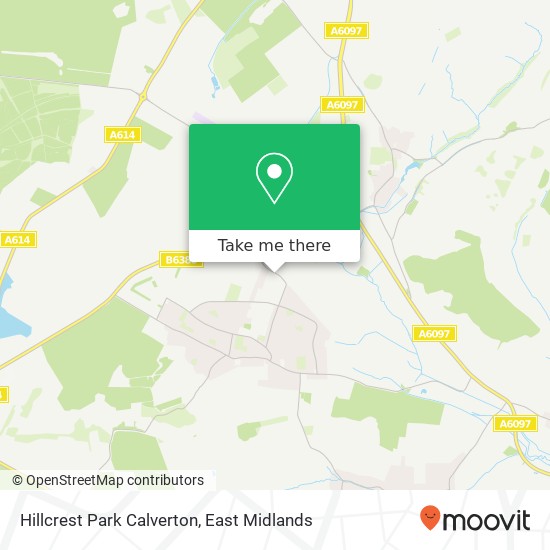 Hillcrest Park Calverton map