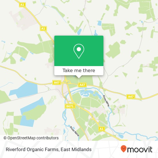 Riverford Organic Farms map