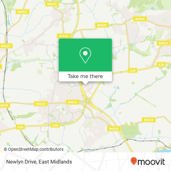 Newlyn Drive map