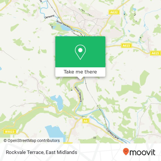 Rockvale Terrace map