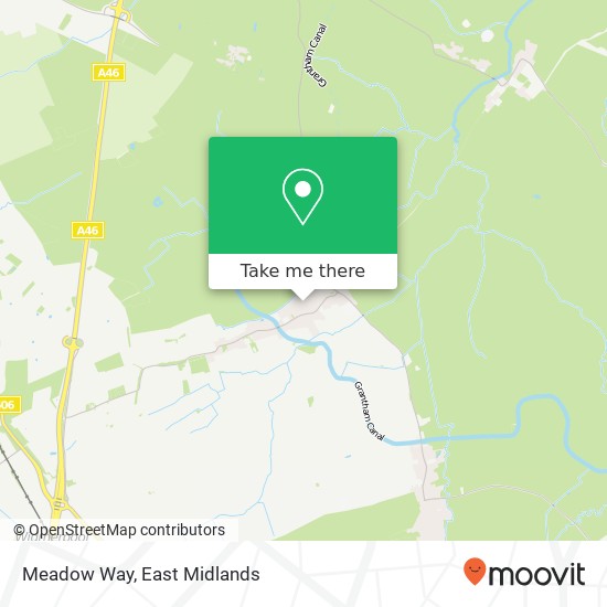 Meadow Way map