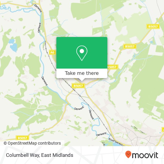 Columbell Way map