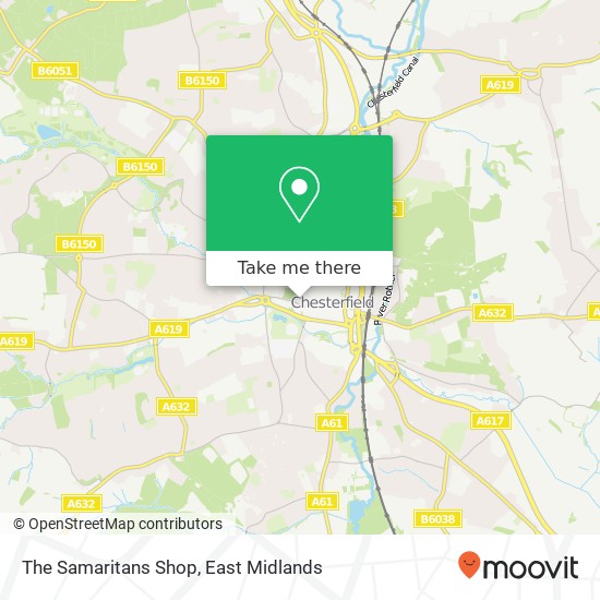 The Samaritans Shop map