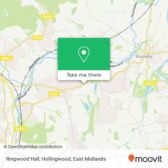 Ringwood Hall, Hollingwood map