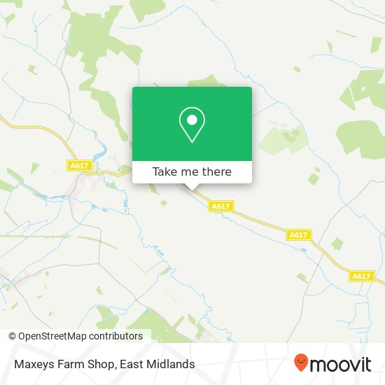 Maxeys Farm Shop map