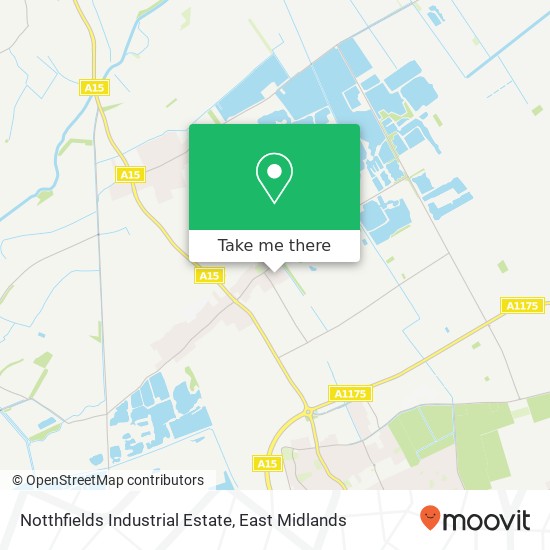 Notthfields Industrial Estate map