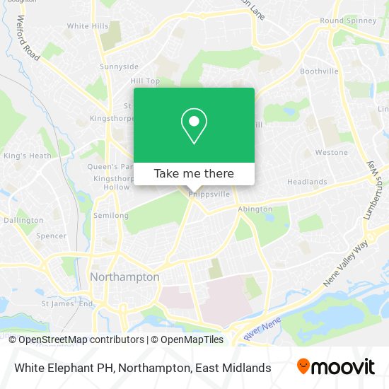White Elephant PH, Northampton map