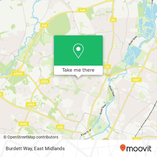 Burdett Way map