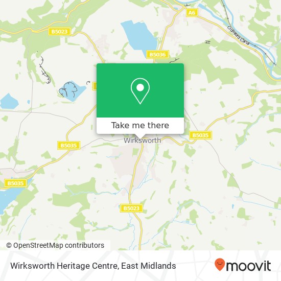 Wirksworth Heritage Centre map