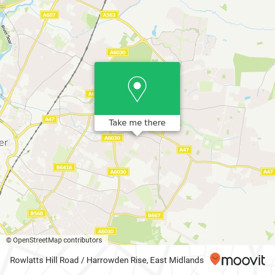 Rowlatts Hill Road / Harrowden Rise map