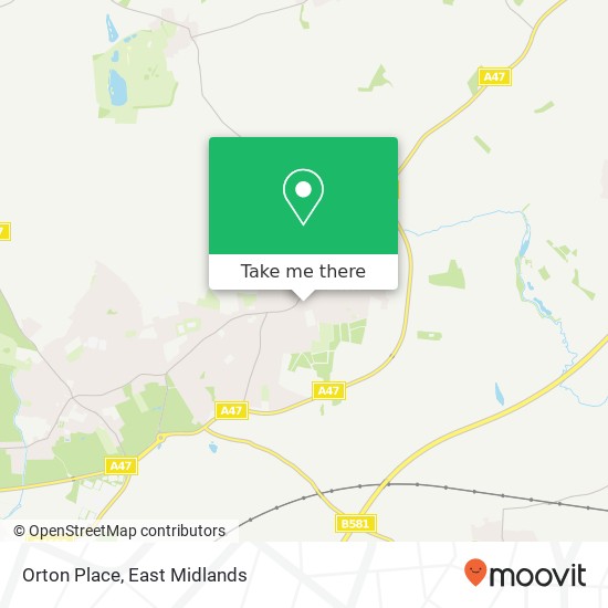 Orton Place map