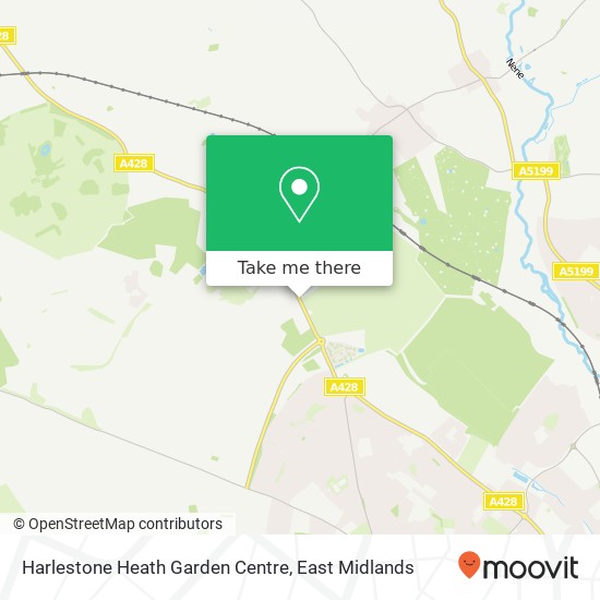 Harlestone Heath Garden Centre map