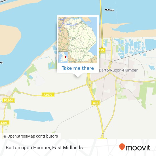 Barton upon Humber map