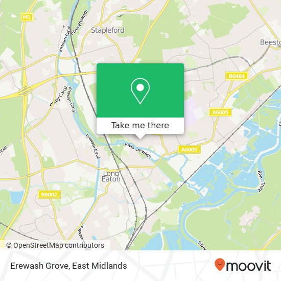 Erewash Grove map
