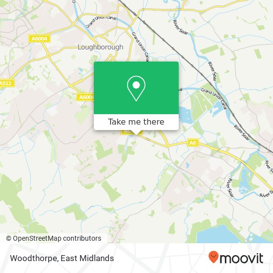 Woodthorpe map