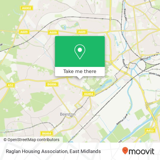 Raglan Housing Association map