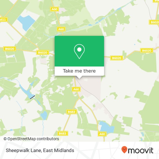 Sheepwalk Lane map