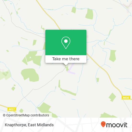 Knapthorpe map