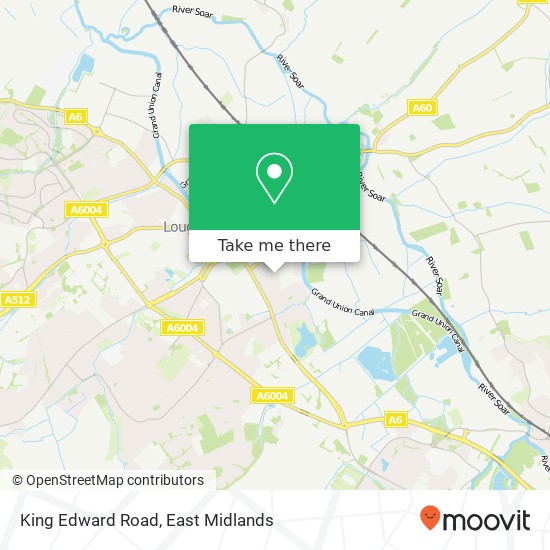 King Edward Road map