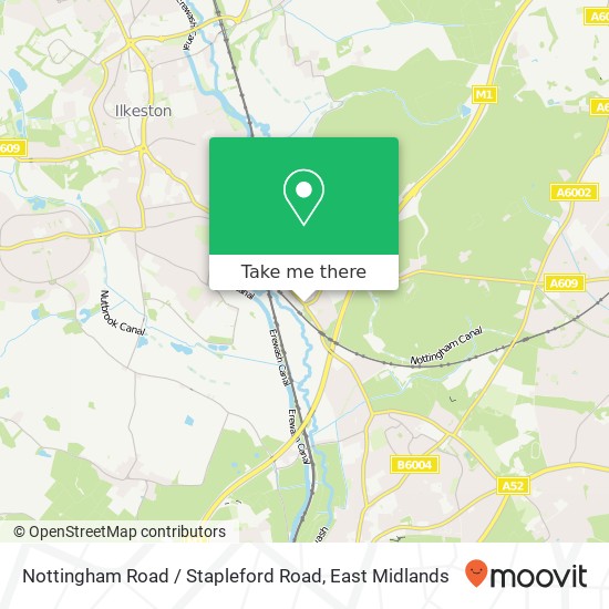 Nottingham Road / Stapleford Road map
