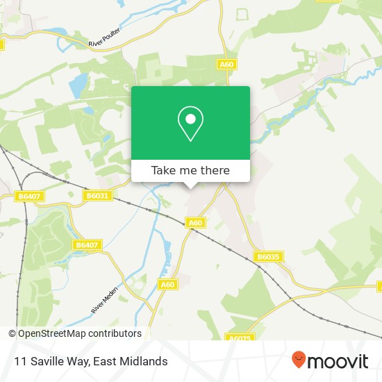 11 Saville Way map