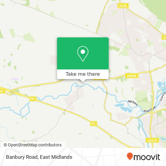 Banbury Road map