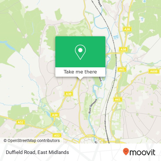 Duffield Road map