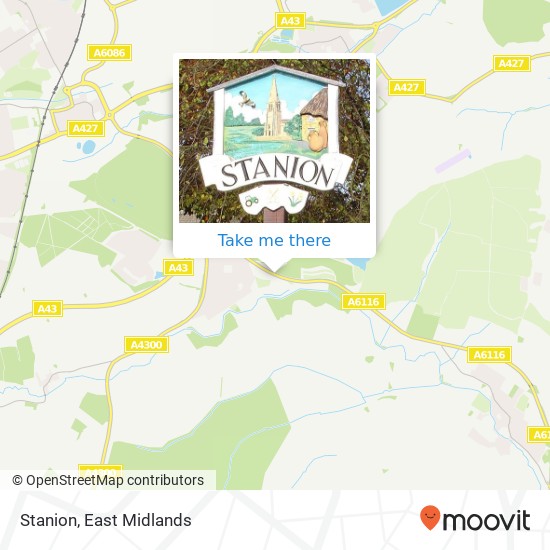 Stanion map