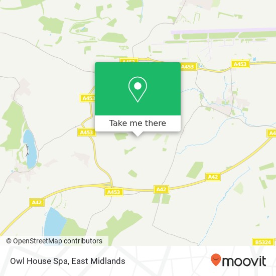 Owl House Spa map