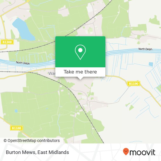 Burton Mews map