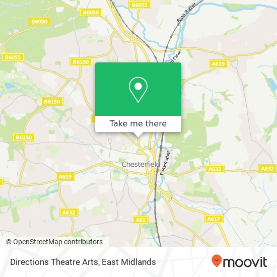 Directions Theatre Arts map