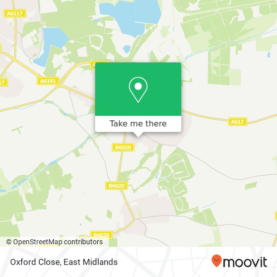 Oxford Close map