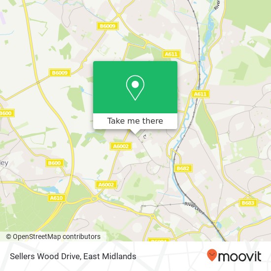 Sellers Wood Drive map