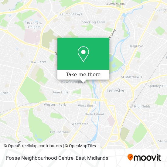 Fosse Neighbourhood Centre map