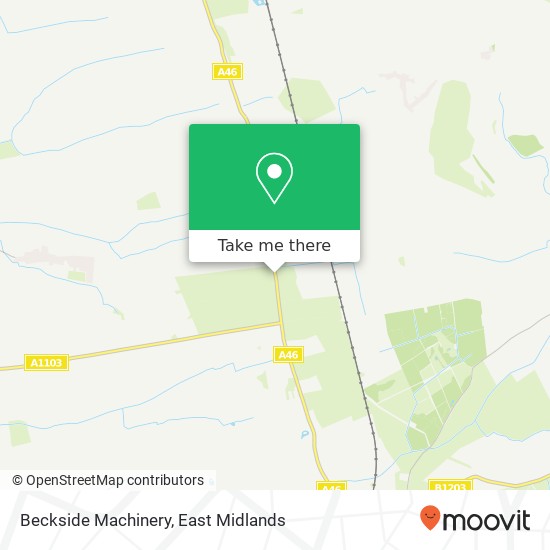 Beckside Machinery map