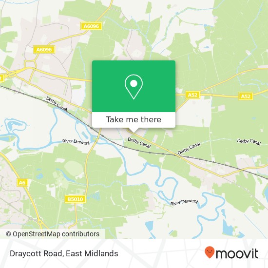 Draycott Road map