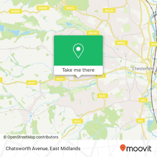 Chatsworth Avenue map