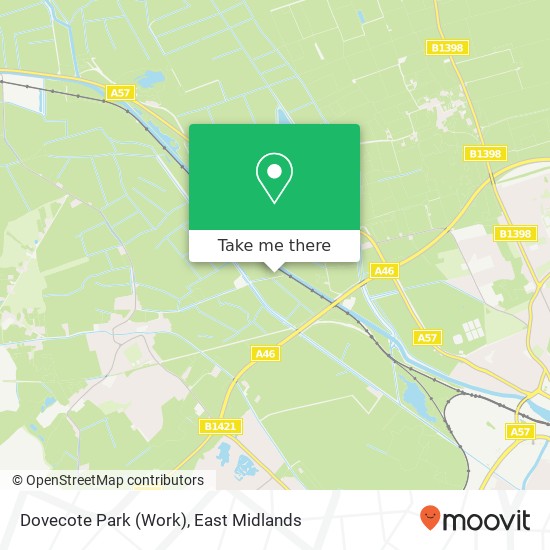 Dovecote Park (Work) map