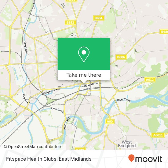 Fitspace Health Clubs map