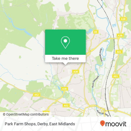 Park Farm Shops, Derby map