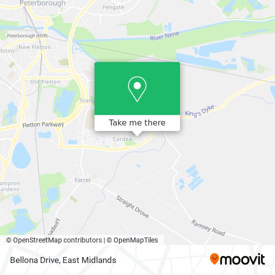 Bellona Drive map
