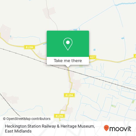 Heckington Station Railway & Heritage Museum map