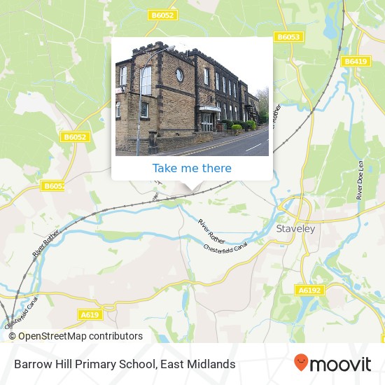 Barrow Hill Primary School map