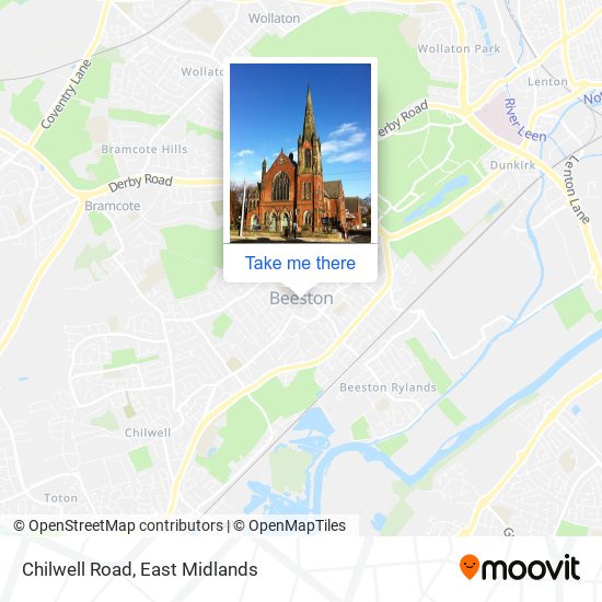 Chilwell Road map