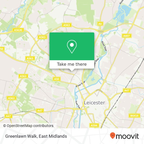 Greenlawn Walk map