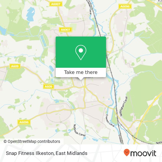 Snap Fitness Ilkeston map