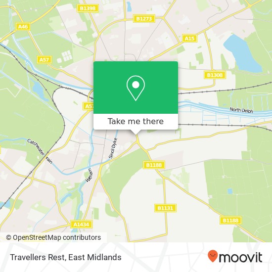 Travellers Rest map