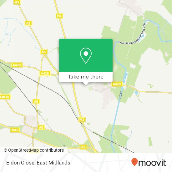 Eldon Close map