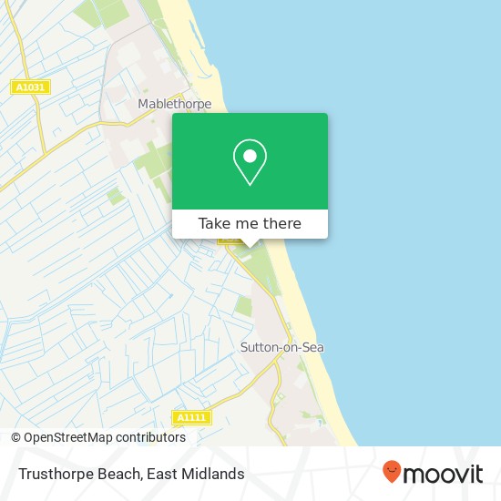 Trusthorpe Beach map