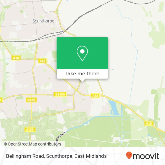 Bellingham Road, Scunthorpe map